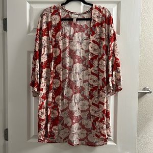 Floral Light Weight Cardigan